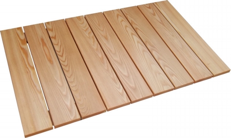 Larix Decidua footboard 100 mm slats 96x57 base 120x70